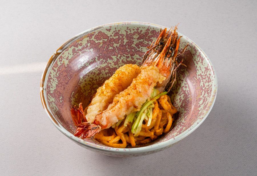 Удон в соусе биск