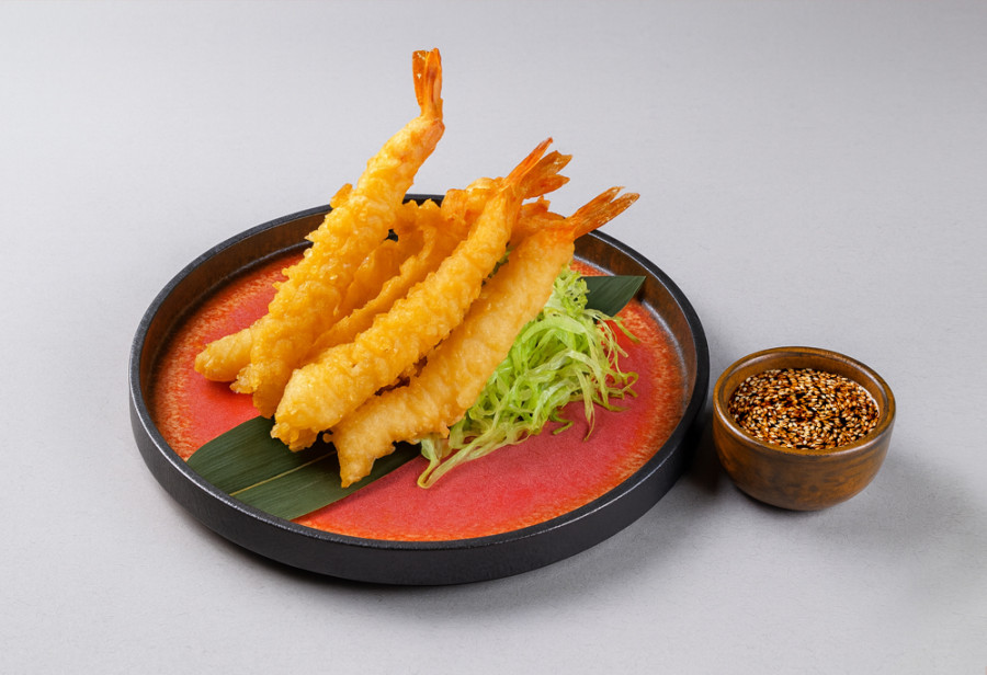 Креветки темпура