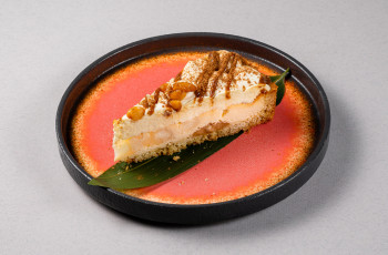 Торт яблоко и карамель